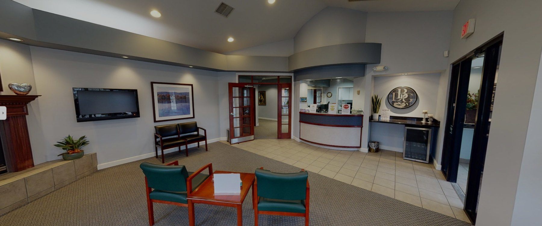 Broken Arrow Oklahoma dental office reception area