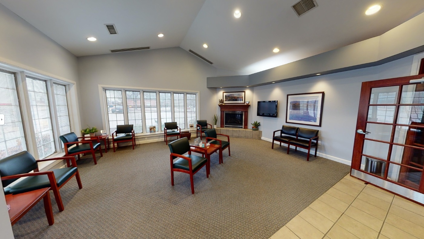 Reception area in Broken Arrow dental office