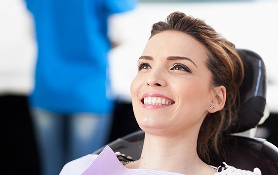 Dental patient getting ready for sedation dentistry in Broken Arrow, OK